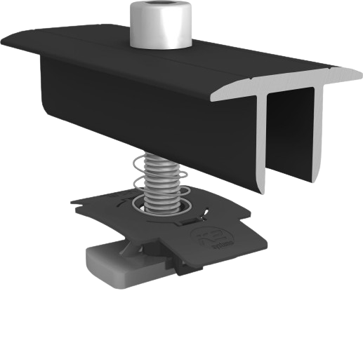K2 Middle Clamp XS Set Black 30-33