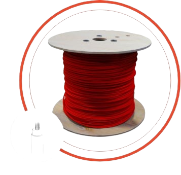 Solarkabel KBE DB + EN 50618 rot 6,0 mm² 500lfm Rolle